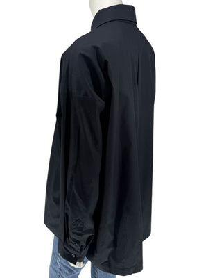 Eskandar Black NWT Slim Cotton Poplin Shirt – Size 3