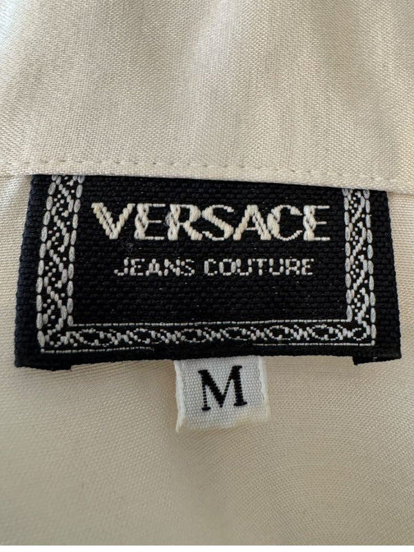 Versace Jeans Couture Ivory Satin Blouse – Size M
