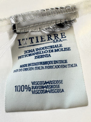 Versace Jeans Couture Ivory Satin Blouse – Size M