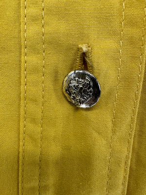 Versace Jeans Couture Yellow Button-Down Shirt – Size L (IT 44)