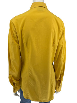 Versace Jeans Couture Yellow Button-Down Shirt – Size L (IT 44)