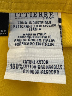 Versace Jeans Couture Yellow Button-Down Shirt – Size L (IT 44)