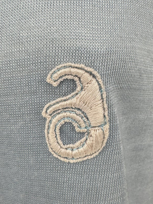 Courrèges Homme Paris Light Blue Snap-Front Shirt – Size A