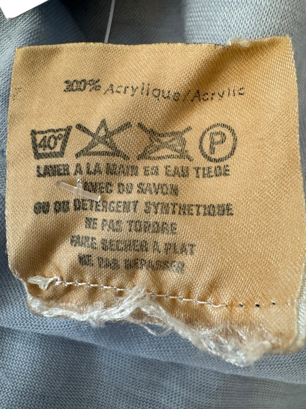 Courrèges Homme Paris Light Blue Snap-Front Shirt – Size A