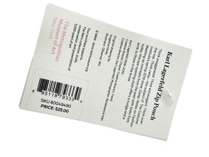 The Met x Karl Lagerfeld “Camp: Notes on Fashion” Zip Pouch – 6.5" x 9.5"