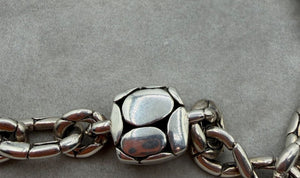 John Hardy Kali Sterling Silver Pebble Station Necklace & Drop Earrings Set