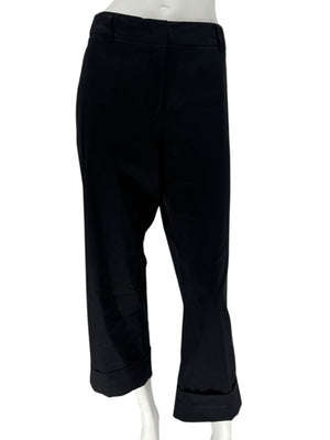 Jil Sander Black Cropped Tailored Pants – Size 42