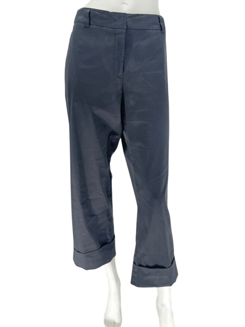 Jil Sander Black Cropped Tailored Pants – Size 42