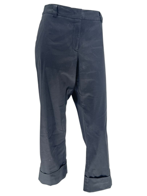 Jil Sander Black Cropped Tailored Pants – Size 42