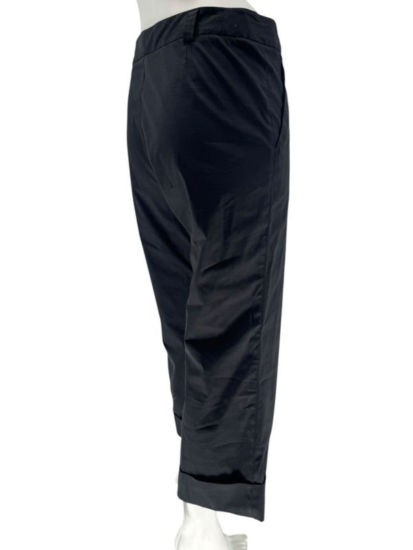 Jil Sander Black Cropped Tailored Pants – Size 42