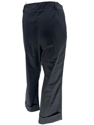 Jil Sander Black Cropped Tailored Pants – Size 42