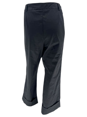Jil Sander Black Cropped Tailored Pants – Size 42