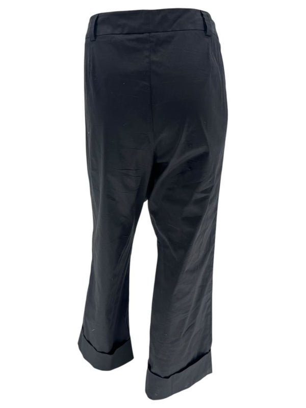 Jil Sander Black Cropped Tailored Pants – Size 42