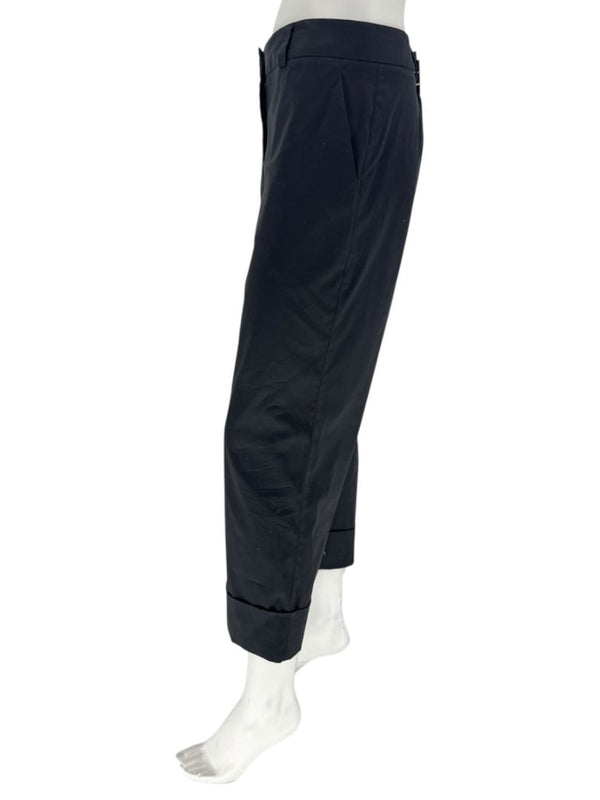 Jil Sander Black Cropped Tailored Pants – Size 42