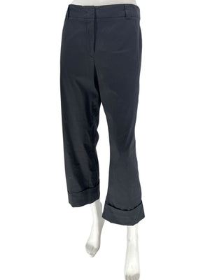 Jil Sander Black Cropped Tailored Pants – Size 42