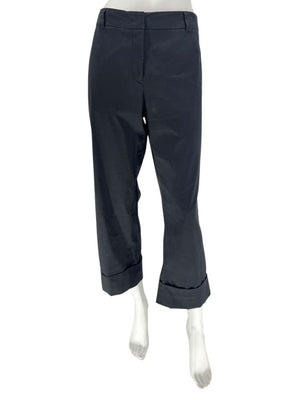 Jil Sander Black Cropped Tailored Pants – Size 42