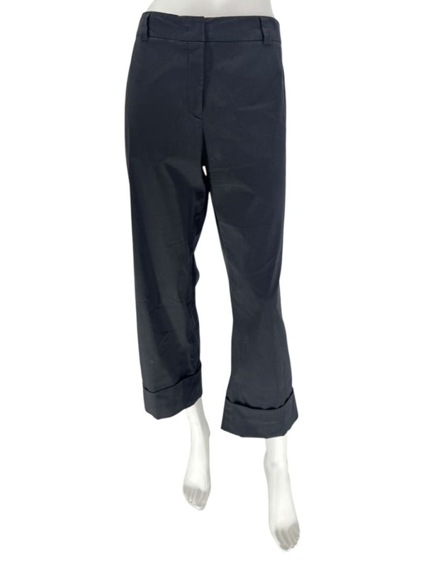 Jil Sander Black Cropped Tailored Pants – Size 42