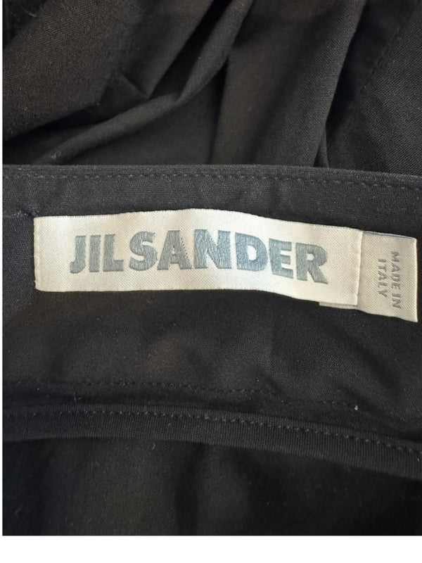 Jil Sander Black Cropped Tailored Pants – Size 42