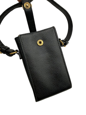 Chanel Black Caviar Leather CC Phone Pouch – With Box