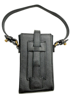 Chanel Black Caviar Leather CC Phone Pouch – With Box