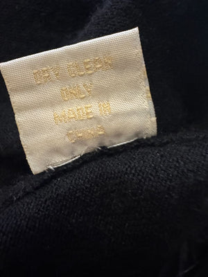 Naeem Khan Feather & Floral Embellished Cashmere Sweater – Size M