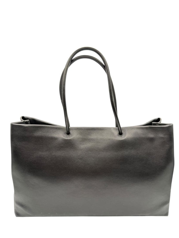 Chanel Black Leather Large Essential Rue Cambon Shopping Tote