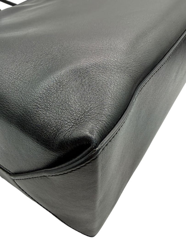 Chanel Black Leather Large Essential Rue Cambon Shopping Tote