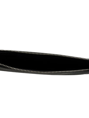 Karl Lagerfeld K/Ikonik Logo Print Zip Pouch – 8” x 11”