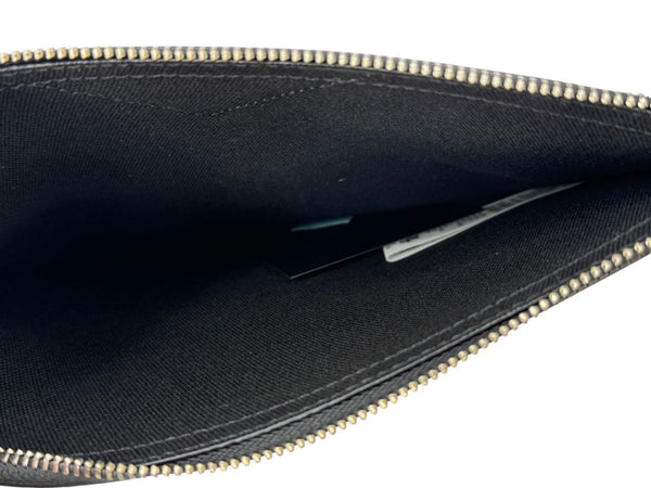 Karl Lagerfeld K/Ikonik Logo Print Zip Pouch – 8” x 11”