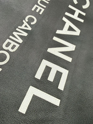 Chanel Black Leather Large Essential Rue Cambon Shopping Tote