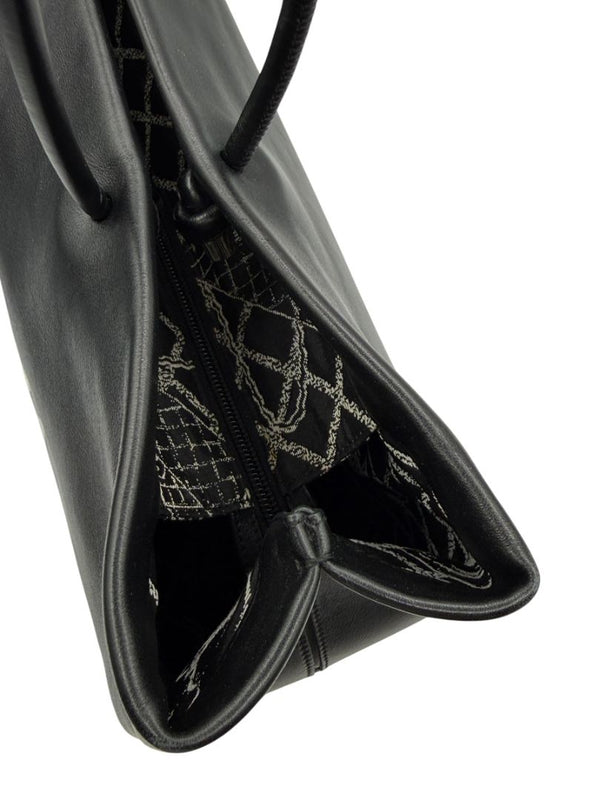 Chanel Black Leather Large Essential Rue Cambon Shopping Tote