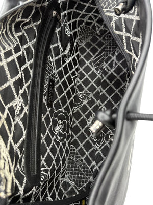 Chanel Black Leather Large Essential Rue Cambon Shopping Tote