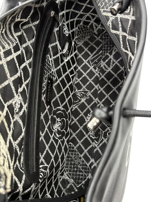 Chanel Black Leather Large Essential Rue Cambon Shopping Tote