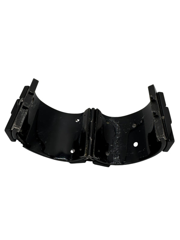 Chanel Black Resin & Crystal CC Boy Brick Cuff Bracelet