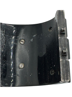 Chanel Black Resin & Crystal CC Boy Brick Cuff Bracelet