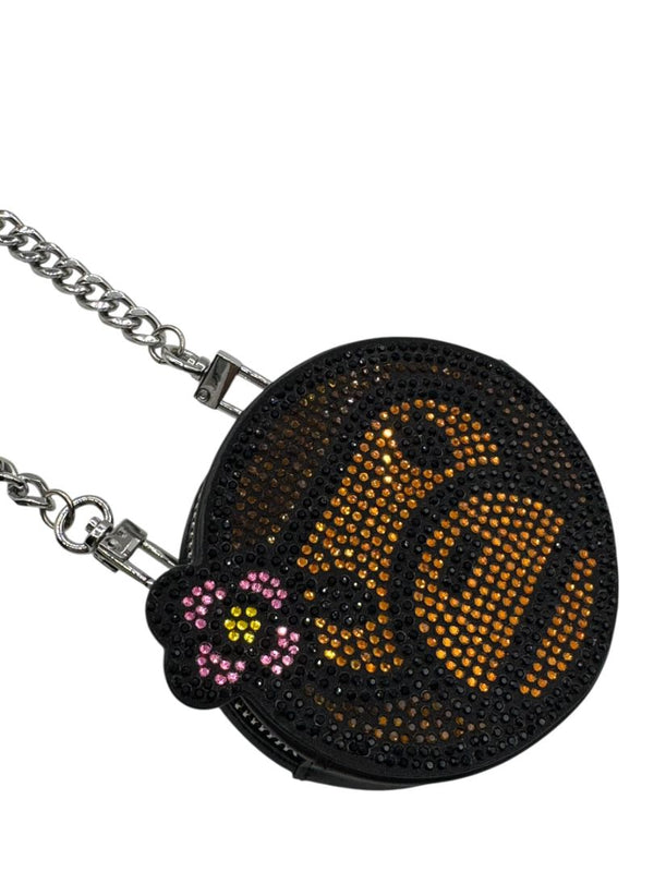 A Bathing Ape BABY LISA Crystal Face Coin Purse on Chain