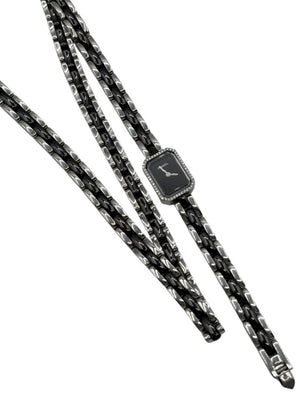 Chanel Première 18K White Gold Diamond Bezel Triple Wrap Watch Ref. O.N. 39306 w/ Box