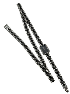 Chanel Première 18K White Gold Diamond Bezel Triple Wrap Watch Ref. O.N. 39306 w/ Box