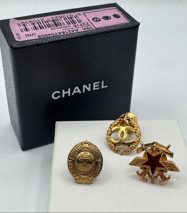 CHANEL Paris-Moscow Collection Brooch Pin Set – 2009 Pre-Fall Métiers d’Art