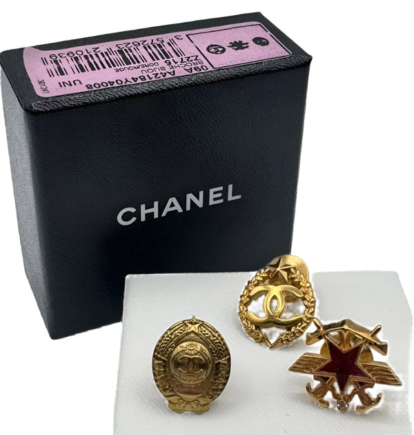 CHANEL Paris-Moscow Collection Brooch Pin Set – 2009 Pre-Fall Métiers d’Art