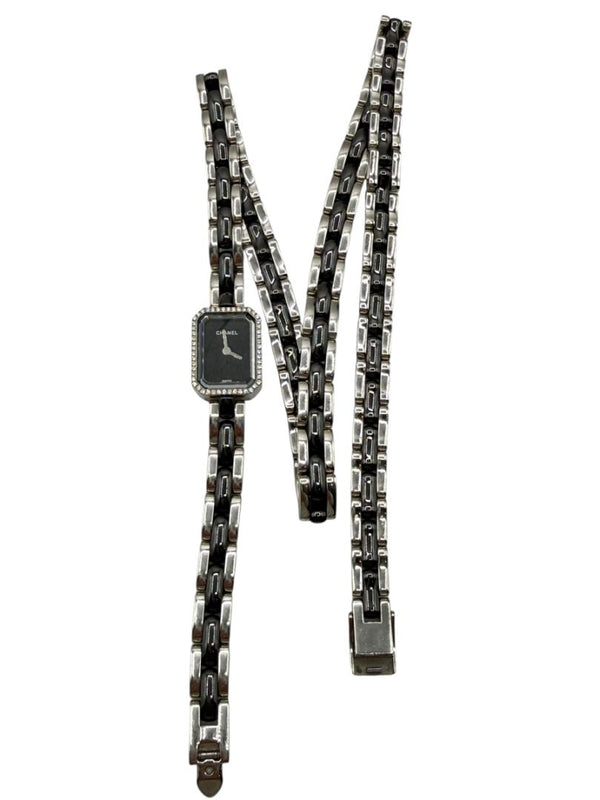 Chanel Première 18K White Gold Diamond Bezel Triple Wrap Watch Ref. O.N. 39306 w/ Box