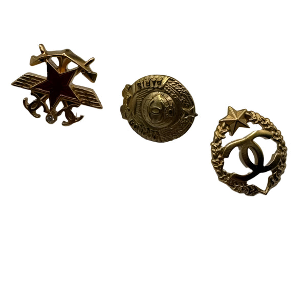 CHANEL Paris-Moscow Collection Brooch Pin Set – 2009 Pre-Fall Métiers d’Art