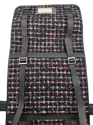 Chanel Fall 2010 Runway Trek Pack 3-in-1 Tweed Backpack – Multicolor Plaid – Rare