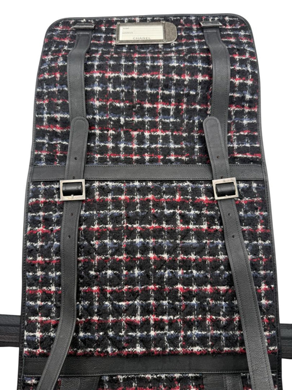 Chanel Fall 2010 Runway Trek Pack 3-in-1 Tweed Backpack – Multicolor Plaid – Rare