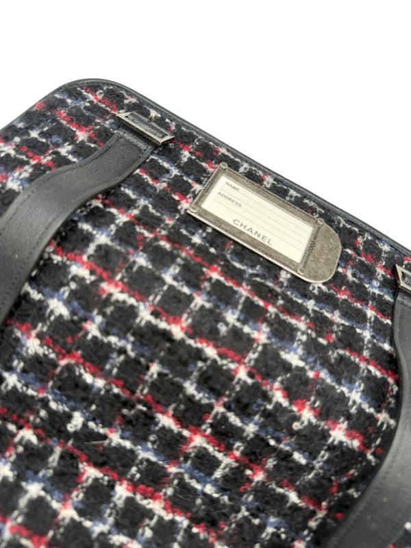 Chanel Fall 2010 Runway Trek Pack 3-in-1 Tweed Backpack – Multicolor Plaid – Rare