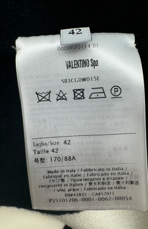 Valentino Two-tone wool and cashmere-blend felt cape - Size 42 - NEW