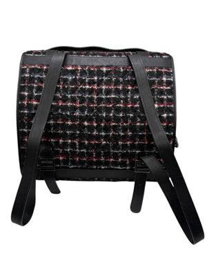 Chanel Fall 2010 Runway Trek Pack 3-in-1 Tweed Backpack – Multicolor Plaid – Rare