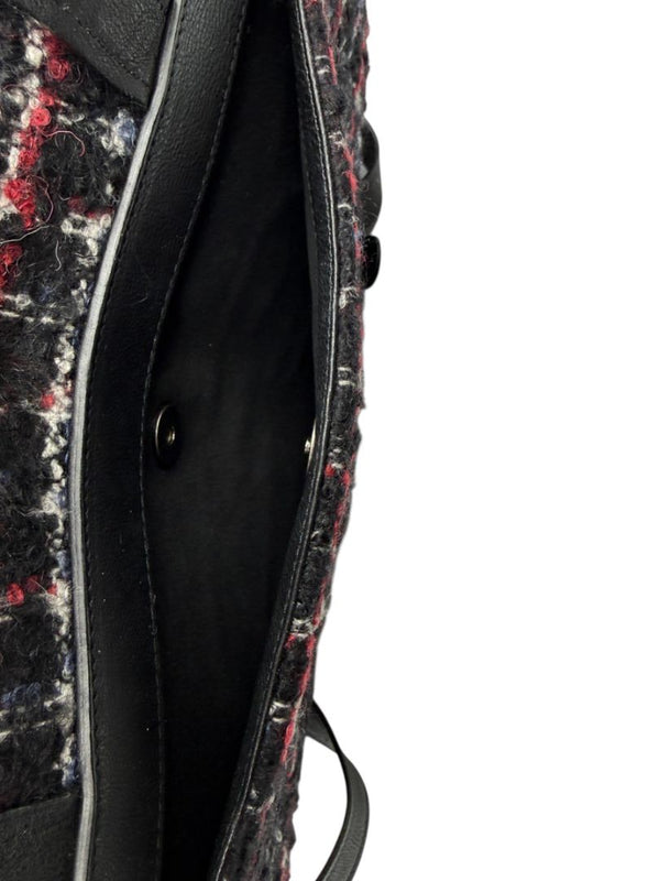 Chanel Fall 2010 Runway Trek Pack 3-in-1 Tweed Backpack – Multicolor Plaid – Rare