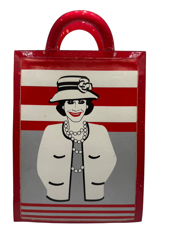 Chanel "Mademoiselle Coco" Vintage Patent Leather Tote