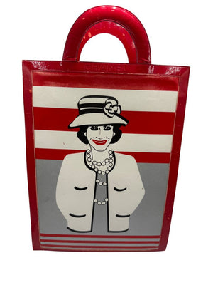 Chanel "Mademoiselle Coco" Vintage Patent Leather Tote
